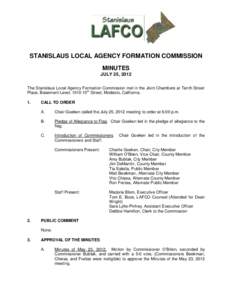 Local government in California / Stanislaus County /  California / Modesto /  California / Turlock /  California / Commissioner / Geography of California / San Joaquin Valley / Local Agency Formation Commission