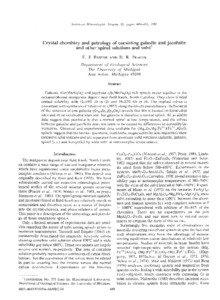 American Mineralogist, Volume 68, pages[removed], 1983  Crystal chemistry and petrology of coexistinggalaxite and jacobsite