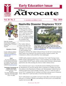 Early Education Issue  Vol. 20 No. 2 A newsletter on children’s issues