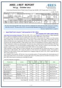 ARES J-REIT REPORT Vol.35 OctoberMarket News 5 Quarterly Review 7 Market Indices 9 Trading Data 10 ARES J-REIT Property Index 11 List of J-REITs