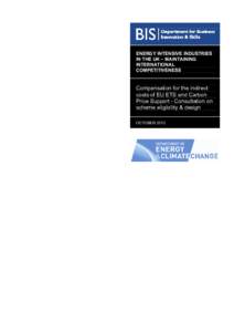 CRC Energy Efficiency Scheme / Emissions trading / European Union Emission Trading Scheme / Low-carbon economy / Carbon leakage / Carbon pricing / Decarbonisation Measures in Proposed UK Electricity Market Reform / Carbon offset / Climate change policy / Environment / Climate change