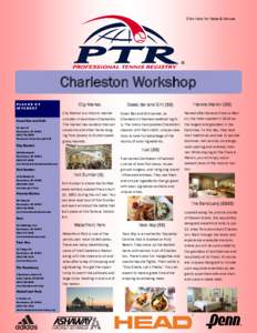 Click Here For Dates & Venues  Charleston Workshop PLACES OF INTEREST
