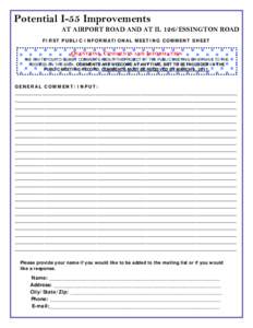 Microsoft Word - Comment Form2.doc