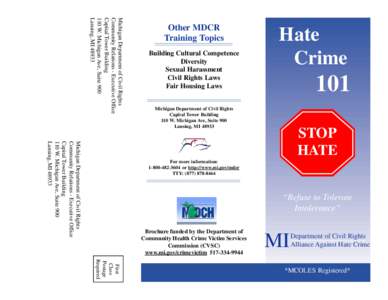 Abuse / Criminology / Crime / Hate crime laws in the United States / Crimes / Ethics / Hate crime