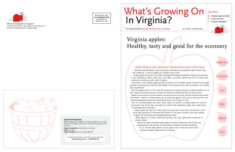 NON-PROFIT ORG. U.S. POSTAGE PAID RICHMOND, VA PERMIT NO[removed]What’s Growing On In Virginia?