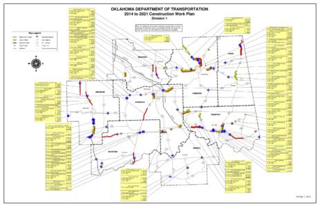 SH-51 from Hulbert E. 8 mi. to Tahlequah FFY 2021 Widen, Resurface & Bridge $ 5,600,000 FFY 2018 Right Of Way $ 350,000 FFY 2018 Utilities