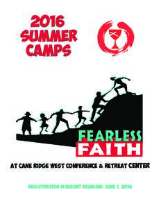 2016 Summer Camps FEARLESS