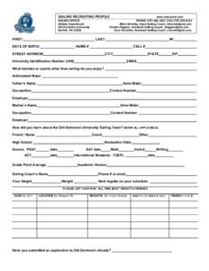 Microsoft Word - RECRUITING FORM 2010.docx