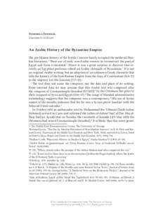 Mamluk Studies Review XVI (2012)