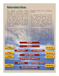 Introduction The Phoenix Goodyear Airport (GYR) Master Plan Study has been