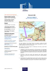 TEN-T Multi-Annual Programme  Channel LNG Member States involved: