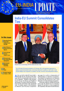 EU-India Summit 2012 and Visit to India of the President José Manuel Barroso