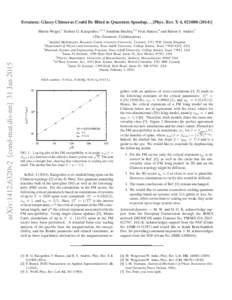 Erratum: Glassy Chimeras Could Be Blind to Quantum SpeedupPhys. Rev. X 4, Martin Weigel,1 Helmut G. Katzgraber,2, 3, 4 Jonathan Machta,5, 4 Firas Hamze,6 and Ruben S. Andrist7 (The Octomore Collabor