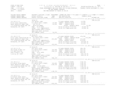 STATE OF NEW YORK COUNTY - Monroe TOWN - Pittsford VILLAGE - Pittsford SWIS