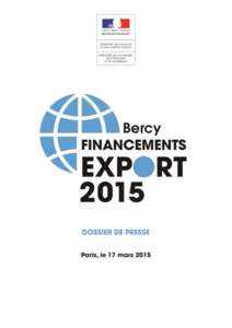 Bercy Financement exportdossier de presse