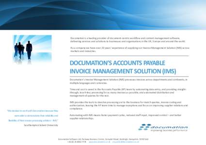 Humanâ€“computer interaction / Artificial intelligence / Accounts payable / Invoice / Document capture software / Automatic identification and data capture / Document management system / Accounting software / Invoice reader / Business / Invoice processing / Optical character recognition