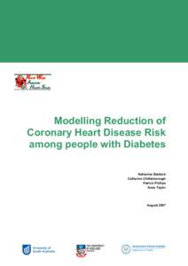 Microsoft Word - Modelling Reduction of CHD Risk - August 2007.doc