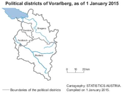 Political districts of Vorarlberg, as of 1 January[removed]Dornbirn Bregenz