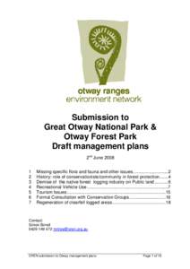 Microsoft Word - Submission to Great Otways National Park_changes_accepted.doc