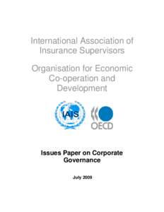 International Association of Insurance Supervisors Organisation for Economic Co-operation and Development