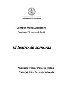 Campus María Zambrano Grado en Educación Infantil