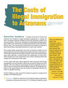 Crimes / Human migration / Illegal immigration / Immigration reform / Arizona Proposition 200 / Center for Immigration Studies / Illegal immigration to New York City / Immigration to the United States / Arizona / Illegal immigration to the United States / Immigration / United States