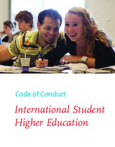 Code of Conduct  International Student Higher Education  Dear Student,