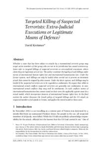 Counter-terrorism / War on Terror / Al-Qaeda / International law / Israeli targeted killings / Targeted killing / Terrorism / Definitions of terrorism / State terrorism / National security / International relations / Security