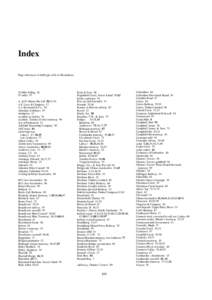 Index Page references in bold type refer to illustrations 20 Mile Siding[removed]miles 97 A. & D. Munro Pty Ltd 50,51,55