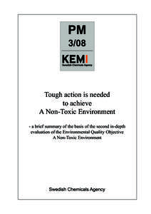 PM 3/08 Tough action is needed   to achieve