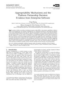 MANAGEMENT SCIENCE  Vol. 59, No. 1, January 2013, pp. 102–121 ISSN[removed]print)  ISSN[removed]online)  http://dx.doi.org[removed]mnsc[removed]