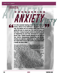 Bulletin of Experimental Treatments for AIDS - Winter[removed]Conquering Anxiety
