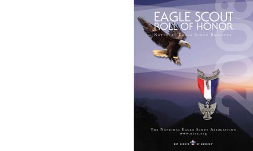 2008 EAGLE SCOUT ROLL OF HONOR  EAGLE SCOUT ROLL OF HONOR National Eagle Scout Registry
