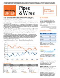 Bloomberg Brief’s newest daily newsletter will launch in late[removed]Visit BloombergBriefs.com to download a sample issue and sign up to receive the first edition free of charge. Bloomberg terminal users can sign up for