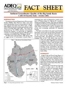 Environment / Aquifers / Liquid water / Big Sandy River / Groundwater / Spring / Water quality / Water / Hydrology / Earth