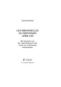 - Hachette Livre - Lattès - - Les hirondelles du printemps Africain[removed]x[removed] - 8 : 57 - page 5  Gaston Kelman