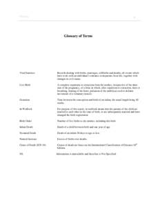 Glossary  85 Glossary of Terms