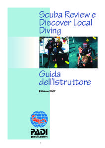 Scuba Review e Discover Local Diving Guida dell’Istruttore