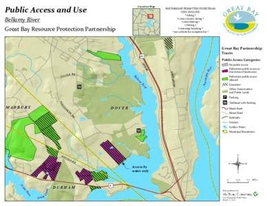 Public Access and Use  Location Map Bellamy River