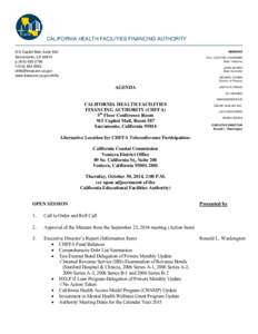     CALIFORNIA HEALTH FACILITIES FINANCING AUTHORITY