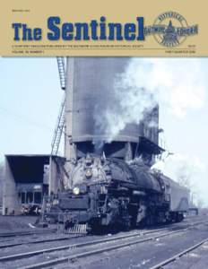 ISSNA QUARTERLY MAGAZINE PUBLISHED BY THE BALTIMORE & OHIO RAILROAD HISTORICAL SOCIETY VOLUME 38, NUMBER 1