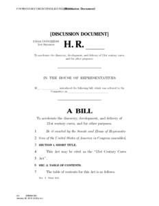 F:\WPB\CO14R\CURES\CONSOLIDATED_02.XML [Discussion Document] [DISCUSSION DOCUMENT] 114TH CONGRESS 1ST SESSION