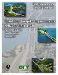 Final Environmental Impact Statement  Volume 3 Appendices Spaulding Turnpike Improvements