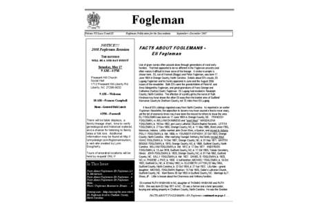 Fogleman Volume VII Issue II and III