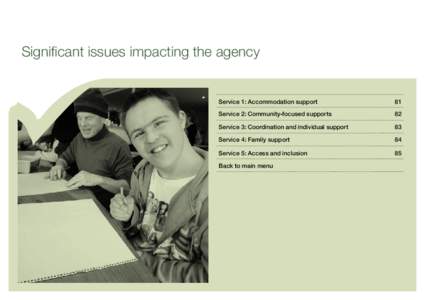 Disability Services Commission Annual ReportSignificant-issues-impacting-the-agency