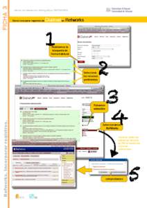 FICHA 3  Gestor de referencias bibliográficas REFWORKS Cómo incorporar registros de