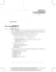 CHAPTER 21  Serving HTTP Socket Servers Proof of Concept