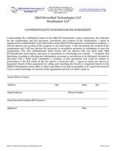 As you may be aware, D&S Diversified Technologies (D&SDT) was recently awarded the CNA Testing Contract for the State of Oregon