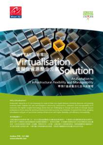 Wharf T&T 九倉電訊  Virtualisation 虛擬化資源整合方案 Solution An Evolution to