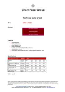 Technical Data Sheet Silco Larice 2 Name  Structure